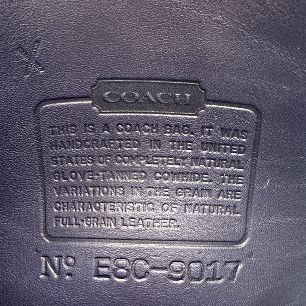 Vintage Coach Abbie Crossbody in Ink - Picture 3 of 12